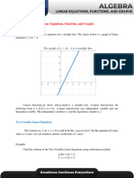 02 Linear Equations, Functions and Graphs