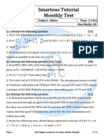 12TH Maths Paper (April To October)