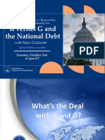 CRFB R Versus G and The National Debt