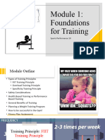 Module 1 Foundations For Training