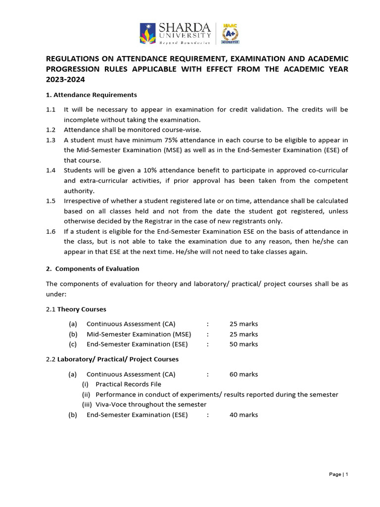 Jiwaji University Promotion Fees & Rules | PDF | Academic Term