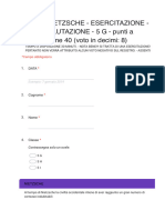 2023 - Nietzsche - Esercitazione - Autovalutazione - 5 G - Punti A Disposizione