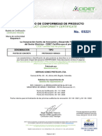 03221 (1) Certificado Postes