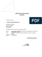 Certificat de Scolarité h2bg02 2022-2023 Sadije Zejnullahi