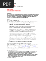 Web Design Notes for Students | PDF | World Wide Web | Internet & Web