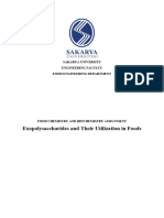 Exopolysaccharides and Their Utilization in Foods