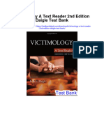 Victimology A Text Reader 2nd Edition Daigle Test Bank