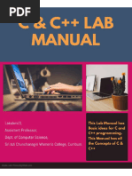 C++ Lab Manual