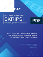 Buku Pedoman Penulisan Skripsi FEB-UTP - Nop 2018