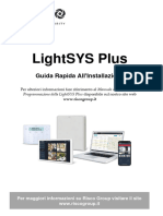 5IN2966 C LightSYS Plus Quick Installer Guide IT PDF