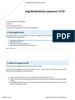 Checklist Aanvraag Nederlands Paspoort of Id Kaart