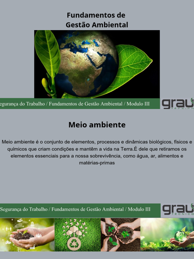 Fundamentos da Gestão Ambiental | PDF | Ambiente natural | Ecologia
