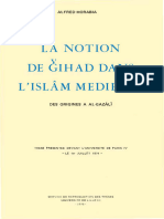 La Notion de Gihad Dans l Islam Des Origines à Al Gazalî Alfred Morabia