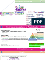 10 Business L2 Wk5 BusinessOrganisationsInPublicSector