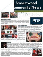 Streamwood Community News, Nov-Dec 2023