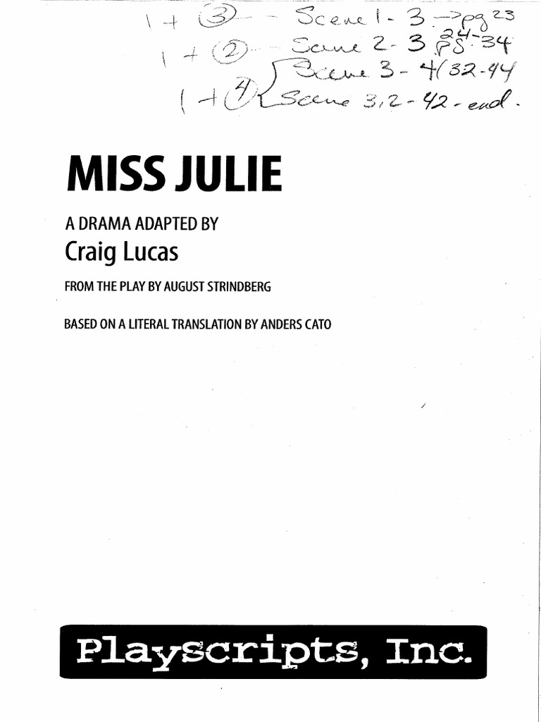 Miss Julie PDF