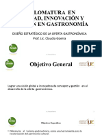 Modulo 2. Diseño Estratégico de La Oferta Gastronómica