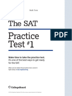 SAT Practice Test 1 Math Tests
