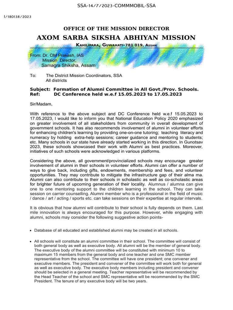 ALUMNI ASSOCIATION CREATION visual data 4