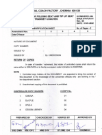 Integral Coagh Factory Specification For Folding Seat and Tip Seat Trainset