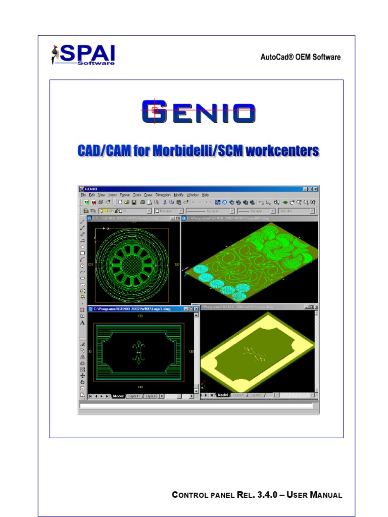 Genio CAD CAM | PDF | Microsoft Windows | Microsoft Excel