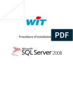 Installation de SQL Serveur 2008