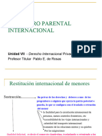 Secuestro Parental - Unidad Xi