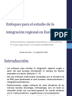 Enfoques para El Estudio de La Integración Regional
