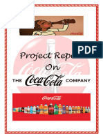 Project Report On Coca Cola