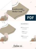 Karakteristik Media Cetak