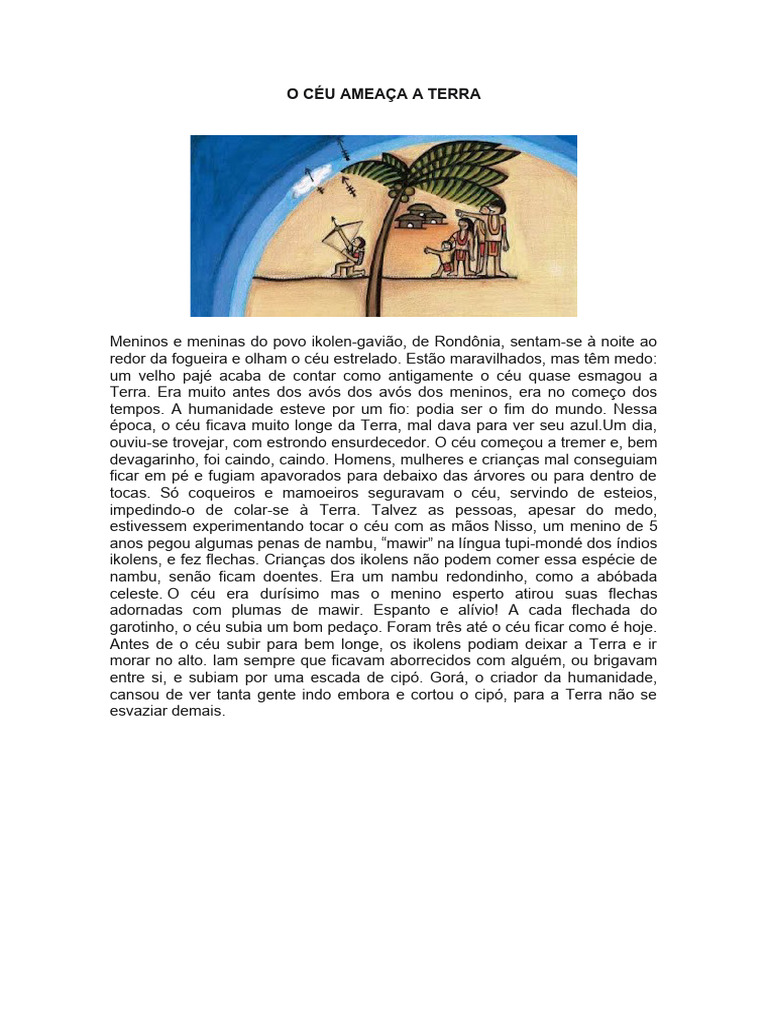 O Céu Ameaça A Terra | PDF
