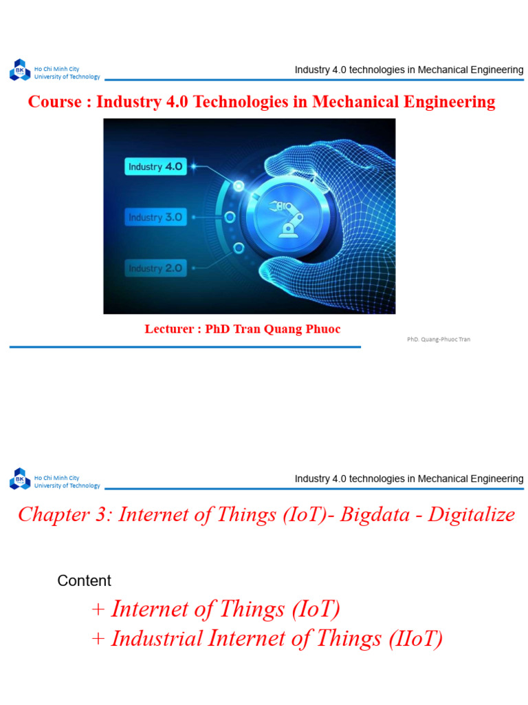 Chapter IoT and IIoT | PDF | Cloud Computing | Internet Of Things