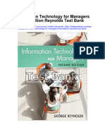 Information Technology For Managers 2nd Edition Reynolds Test Bank Download
