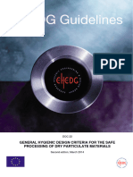 General Hygienic Design Criteria For The Safe Processing of Dry Particulate Materials