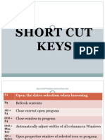 Shortcut Keys 1