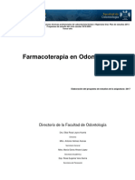 Farmacoterapia en Odontología 2019-2020 - 0