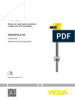 ES Guía Rápida VEGAPULS 62 Profibus PA Versión de Tubo Vertical