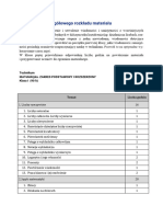 Rozklad Materialu Z Matematyki