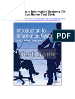 Introduction To Information Systems 7th Edition Rainer Test Bank Download
