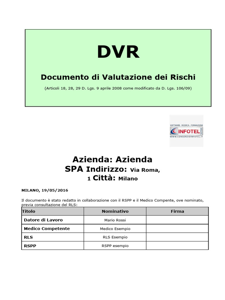 DVR Completo Esempio | PDF