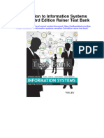 Introduction To Information Systems Canadian 3rd Edition Rainer Test Bank Download