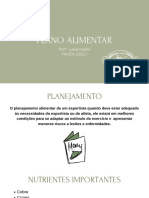 Plano Alimentar Atletas