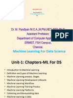 I MSC DS ML Notes