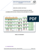 Especificaciones Tecnicas Obras Exteriores