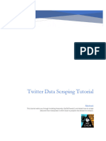Twitter Data Scraping Jupyter Notebook Text Instruction