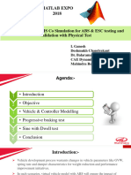 Simulink and Adams Co Simulation for Abs and Esc Testing and Validation With Physical Test