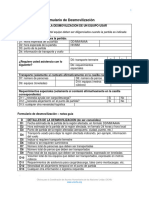 INSARAG Guidelines Vol 3, Annex B28 Demobilisation Form (versiขn en espaคol)