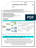 Evaluación de Biología - 5° Año - Ees N°2 - Tema 2