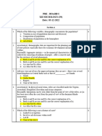 XII Sociology Preboard Anskey