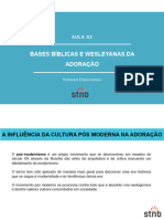 Bases Bíblias e Wesleyanas Da Adoração - Aula 3